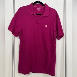 Banana Republic Men's Magenta Polo Shirt
